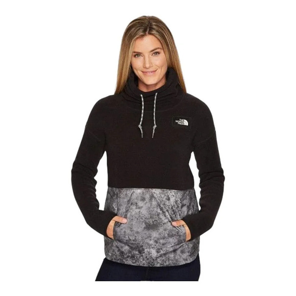 The North Face Riit Fleece Cowl Neck Pullover Sweater - Picture 1 of 9